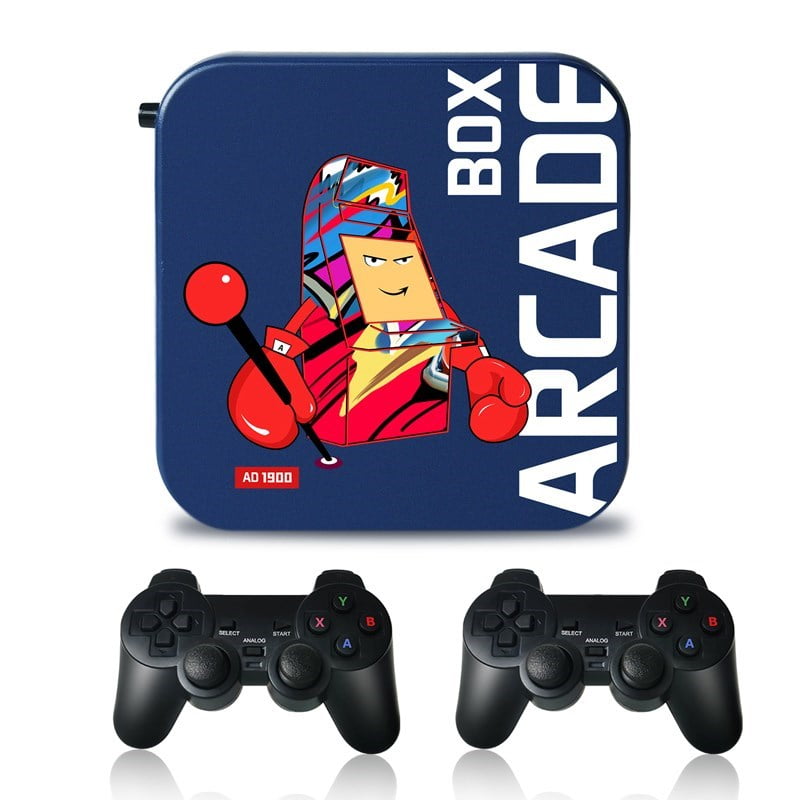 Arcade Box - Game Retrô 33.000 Jogos 4K + 2 Controles e Bolsa de Brind