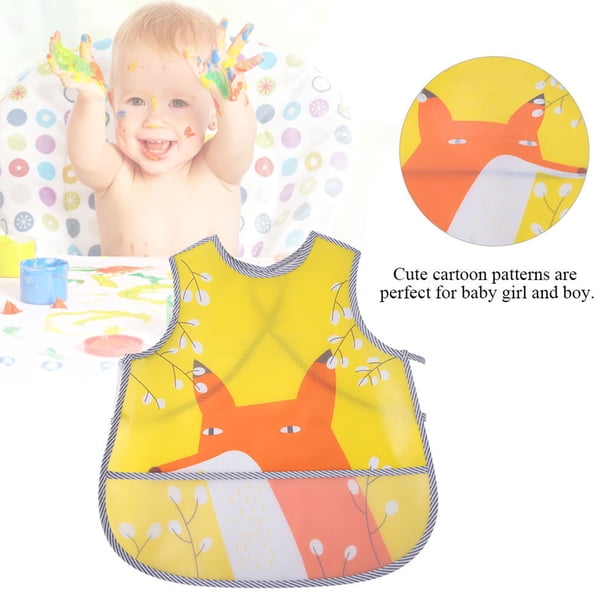 Ropa De Dibujos Animados Para Bebés Y Niños Pequeños, Babero De Alimentación Impermeable, Delantal, Chaleco Tipo 2