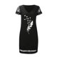 thumbnail image 4 of Moda mujer Sexy Casual Wave-Cuello estampado vestido ahuecado manga Mini vestido Fridja  qw4801, 4 of 8