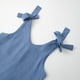 thumbnail image 5 of Odeerbi 1-6 Años Niñas Verano Algodón Tejer Jumpsuit Ruffle Camisola Romper Casual Color Sólido Pantalones Cortos Correa Overoles Peto Pantalones Cortos, 5 of 8
