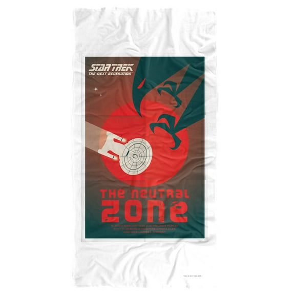 Star Trek Beach Towel, 30"x60" TNG Season 1 Episode 26 Beach Towel