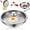 11.02in, variant on 2026 new Titanium Hammered Pan Pro with Lid, titanium pans for cooking -Durable Scratch-Resistant Non Stick Titanium Nutri Pan for Cooking