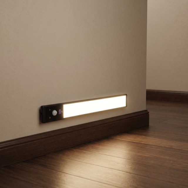 KALLORY 4Ud Luces LED Para Cocina Bajo Gabinetes Con Sensor De Movimiento Y Larga Duración