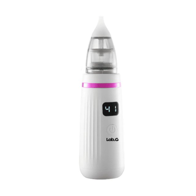 Aspirador Nasal Bebe Eléctrico Lab.G Blanco con Rosa