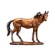 thumbnail image 1 of Figura de caballo, colección creativa, estatua decorativa, arte artesanal, adorno para escritorio Textura de madera, 1 of 9