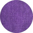 thumbnail image 1 of Ahgly Company Indoor Round Oriental Purple Industrial Area Rugs, 7' Round, 1 of 4