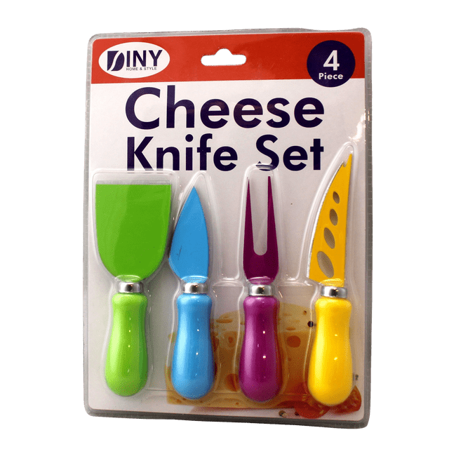 4 Piece Cheese Knife Set Great For All Types of Cheese for Charcuterie