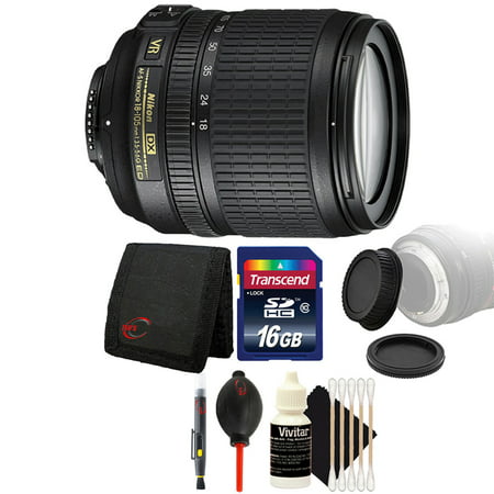 Nikon 18-105mm f/3.5-5.6 AF-S DX VR ED Nikkor Lens for Nikon D5000 D5100 D5200 D5300 with Ultimate Accessory