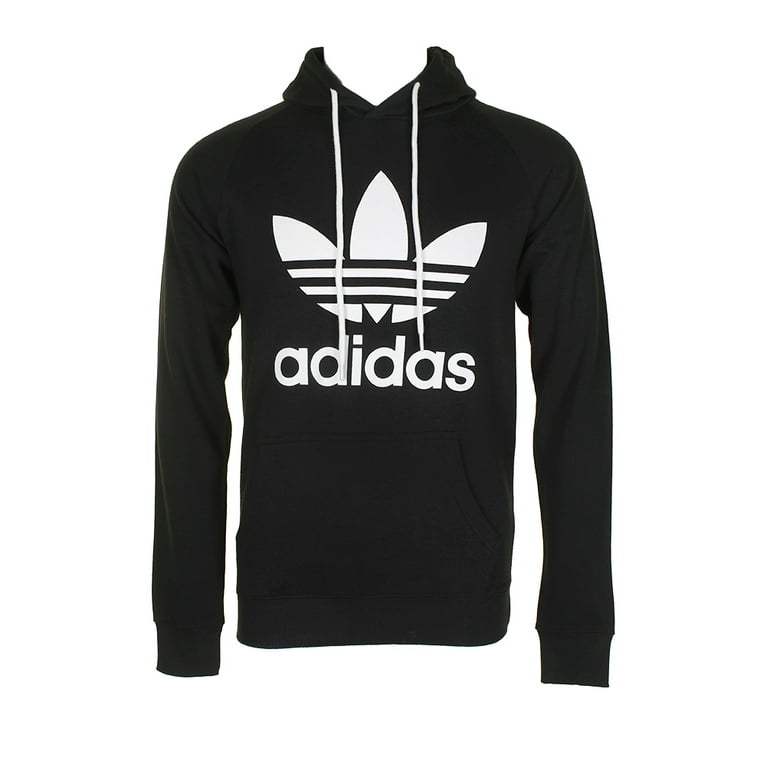 トップス 90s usa adidas sweat pull hoodie trefoil Vintage Adidas Hoodie Sweatshirt Mens L Pullover Trefoil
