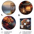 thumbnail image 3 of Designart "The Wishing Tree House Dreams in Nature I" Vangogh Metal Wall Art, 3 of 5