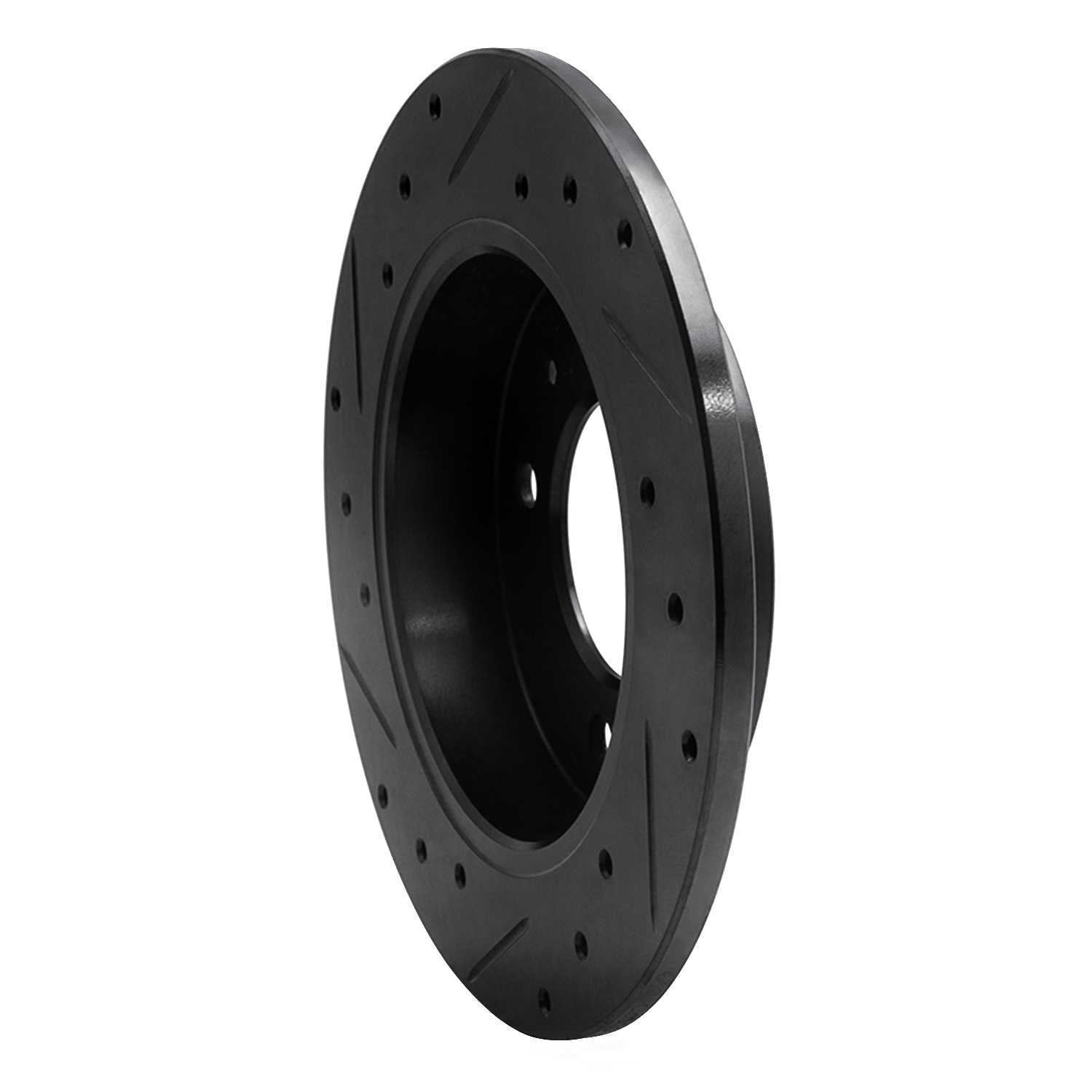 Dynamic Friction Company 633-03010R DFC Brake Rotor - Drilled And Slotted - Black