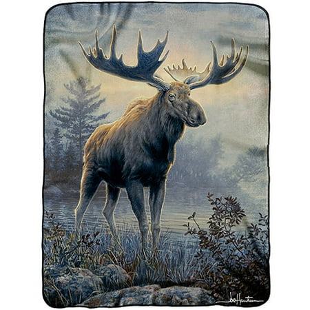 Hautman Brothers 60" x 80" Royal Plush Raschel Throw