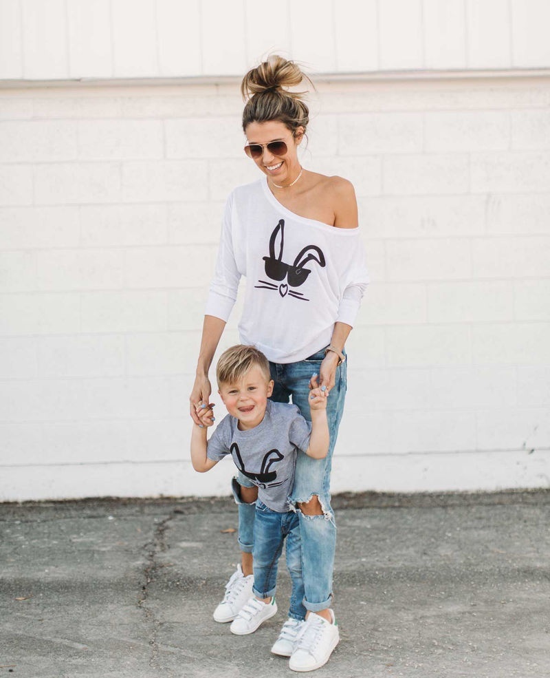 Matching Outfits T-shirt MOTHER SON 