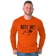 thumbnail image 5 of Bite Me Fish Bait Funny Fishing Humor Long Sleeve TShirt Men Women Brisco Brands S, 5 of 6