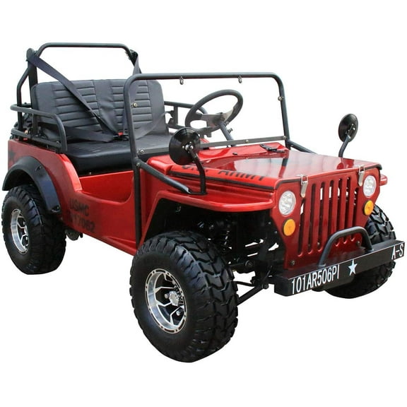 RPS Dune Buggy RPS125 1 Seater 125cc 7.75HP Air Cooled Go-Kart - Red