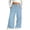 Light Blue, variant on LWNYDPLSD Baggy Pants for Girls Elastic Waist Wide Leg Loose Denim Pants Kids Drawstring Strechy Trousers Teen Girl Summer Casual Clothes