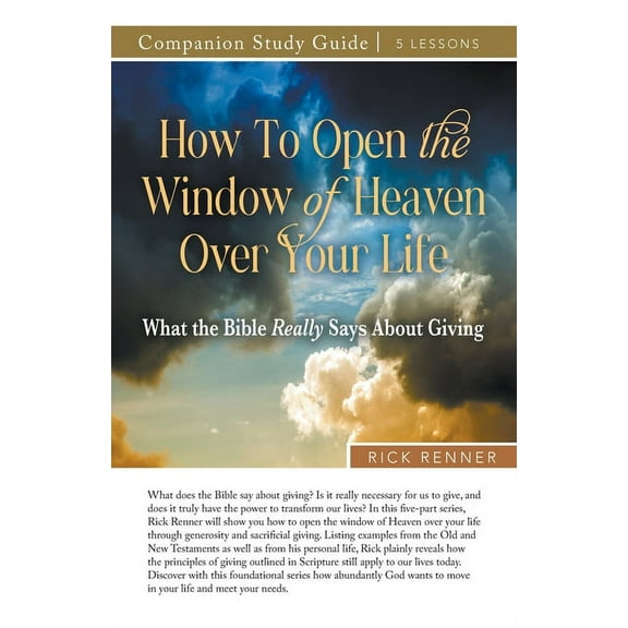 How to Open the Window of Heaven Over Your Life Study Guide (Paperback)