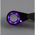 thumbnail image 4 of Lupa de joyería iluminada de bolsillo YONGSHENG 20X 21mm con luz LED UV, 4 of 4