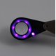 thumbnail image 4 of Lupa de joyería iluminada de bolsillo plegable 20X, lupa de 21mm con luz LED UV para ojos, rocas, sellos, monedas, relojes, pasatiempos, antigüedades, gemas, 4 of 4
