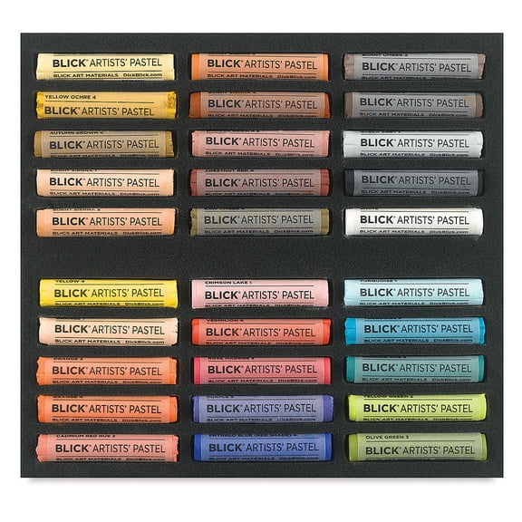 Blick Artists' Soft Pastel Set - Portrait Colors, Set of 30