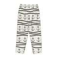 thumbnail image 5 of Sigee Anchors and Ropes Print Women's Soft Pajama Pants - Breathable and Comfortable Lounge Sleep Bottoms with Elastic Waistband and Pockets-Medium, 5 of 9