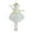 White, variant on Dserhfy Ballet Mouse Doll Christmas Ornament Plush Ballet Dancer Hanging Pendant for Xmas Tree Holiday Party Decor