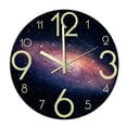 thumbnail image 1 of Reloj red , Relojes red de Silenciosos Sin Tictac Pulgadas, Números Y Manecillas Luminosos Grandes, Reloj B Sunnimix reloj de pared, 1 of 8
