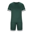 thumbnail image 4 of Handshe Men's Summer Casual Round - Neck Short - Sleeved Two - Piece Set, 4 of 8
