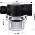 thumbnail image 2 of Water Pump Strainer Filter, RV Replacement 1/2 Inch Twist-On Pipe Strainer Compatible with WFCO or Shurflo Pumps, 2 of 6