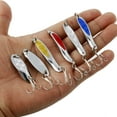 thumbnail image 4 of Sougayilang Fishing Spoons Lure Casting Fishing Lures Blade Baits Great for Perch Crappie Trout Bass, 4 of 9