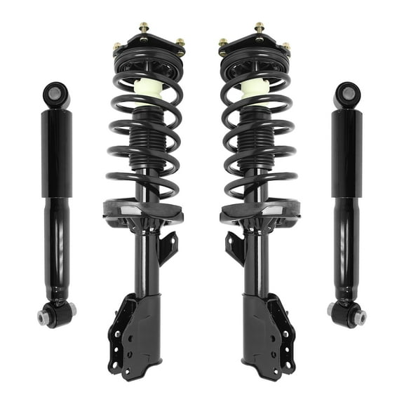 Unity Automotive Front & Rear Complete Strut Assembly Shock Kit Fits 2000-2006 Mazda MPV, 4-11065-259090-001