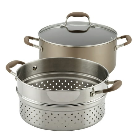 

Anolon Advanced Umber Hard-Anodized Dutch Oven Multipurpose er Set 8.5 Quart Light Brown
