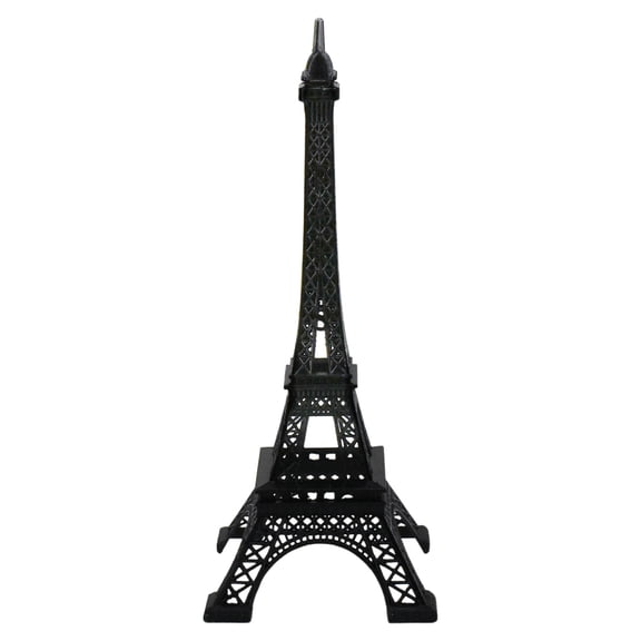 Metal Eiffel Tower Paris France Souvenir, 6-inch, Black