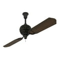 thumbnail image 2 of Hunter 60 inch Indoor Ceiling Fan No Light - Ceiling Fan without Light, 2 Blades, For Bedroom, Living Room, or Kitchen, Pull Chain - 1886 Limited Edition 18865, Midas Black, 2 of 11