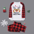 2023 Christmas Family Suit Men Dad Cartoon Deer Printed Pajamas Suit