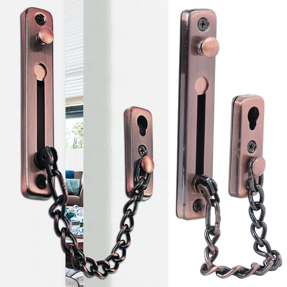 easy to install, not easy to break,This door chain lock allows partial