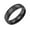 Black, variant on Men Women Stainless Steel Sports Balls Ring 6mm Football Soccer Pattern Ring Outdoor Sport Jewelry Gold Size 8