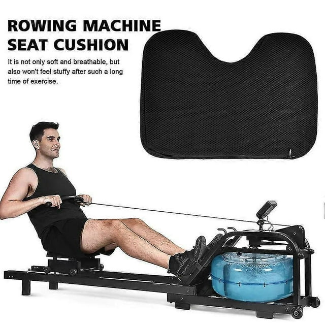 Rowing Machine Seat Cushion Pad Memory Foam Soft for Exercise AduO0
