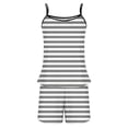thumbnail image 3 of cfhntfmh Pajama Sets for Women Fashion Printed Spaghetti Strap Scoop Neck Sleeveless Tank Tops Comfy Shorts Sleepwear Sets, 3 of 3