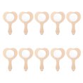 thumbnail image 1 of 10Pcs DIY Wooden Mirror Unfinished Handheld Mirror Makeup Mirror DIY Materials, 1 of 8