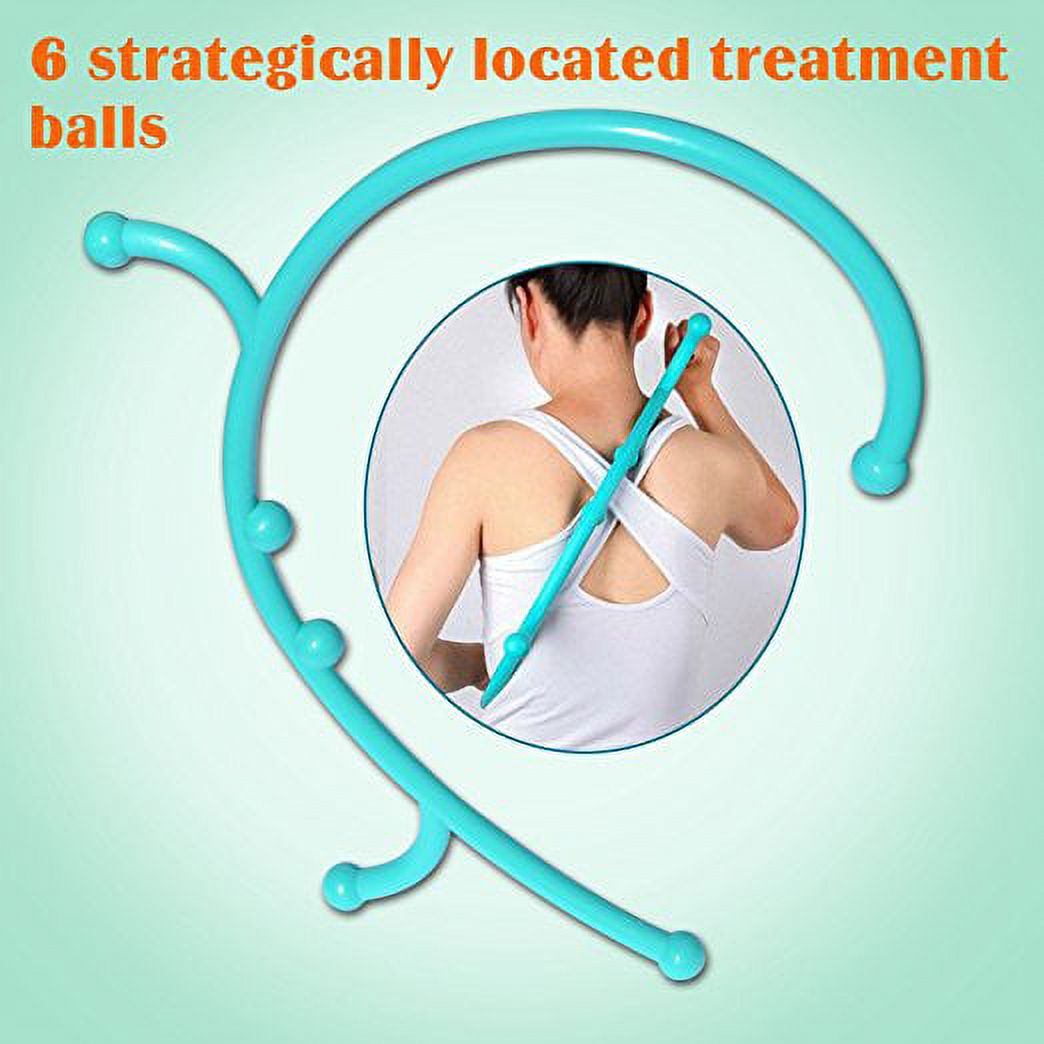 Strong Camel Hook Massager Neck Back Self Health Fitness Muscle Pressure Stick Tool Manual