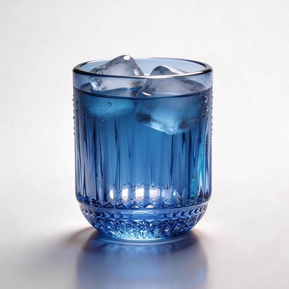 Fshop Vintage Embossed Jewel Tone Colored Glass Tumbler 8oz, Retro Drinking Cup for Water Juice Iced Coffee, Available in 1/4/8 Pack, Dishwasher Safe