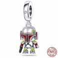 thumbnail image 1 of Disney Marvel Star Wars Collection DIY 100%925 Sterling Silver Bead Pendant for Pandora Original Bracelet Charm Women New Gao Jinjia LED, 1 of 2