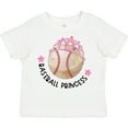 thumbnail image 3 of Inktastic Baseball Princess- Tiara Girls Toddler T-Shirt, 3 of 5