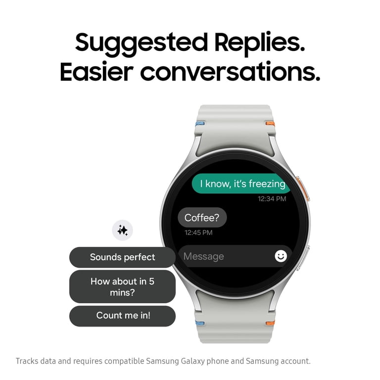 Restored Samsung Galaxy Watch 7 40mm Smart Watch Aluminum