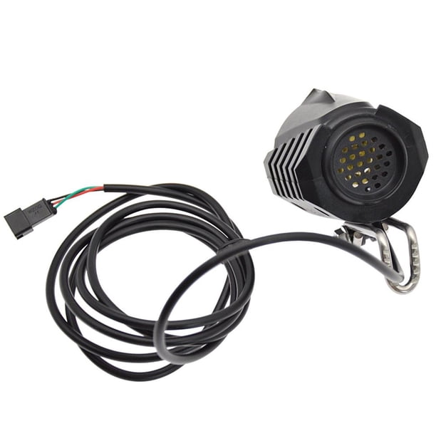 12W LED 36V 48V E-Bike Faro de alto brillo Cuerno Bicicleta eléctrica Scooter Lámpara
