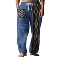 thumbnail image 1 of Pantalon de Plage Décontracté pour Hommes, Taille Extensible, Respirant et Confortable, Doux, Longueur Complète, 1 of 1