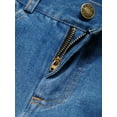 thumbnail image 6 of iiniim Kids Girls Ripped Flared Jeans Casual Fitted Denim Bell Bottoms Distressed Denim Wide Leg Pants Blue 10, 6 of 7