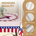 thumbnail image 2 of 4th of July Square Tablecloth Firework Patriotic Table Cloths American Memorial Independence Day Table Mat American Table Cloth for Picnic Party Holiday Home Indoor Outdoor(54x54inch), 2 of 6
