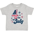thumbnail image 3 of Inktastic 4th of July with Striped Stars Boys or Girls Toddler T-Shirt, 3 of 5